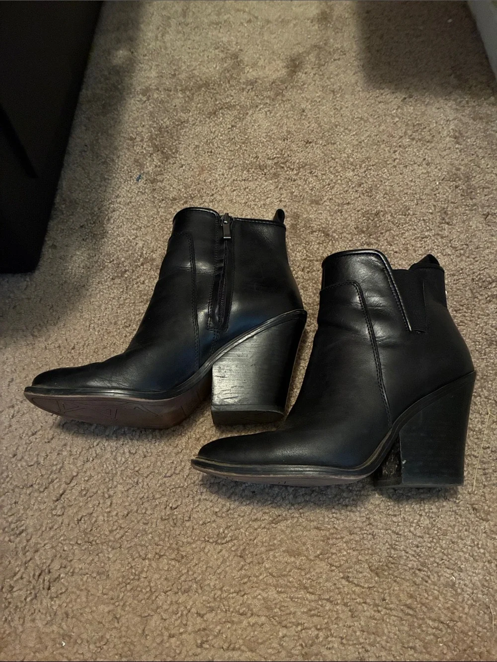 Franco Sarto black leather